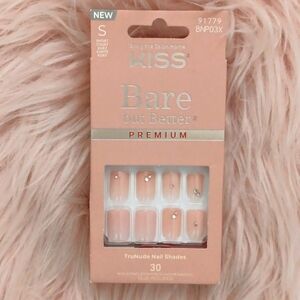 Brand New KISS BARE BUT BETTER False Nails-S